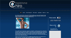 Desktop Screenshot of gonsteadchiropractor.com