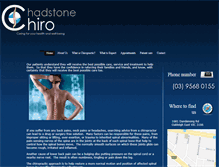 Tablet Screenshot of gonsteadchiropractor.com